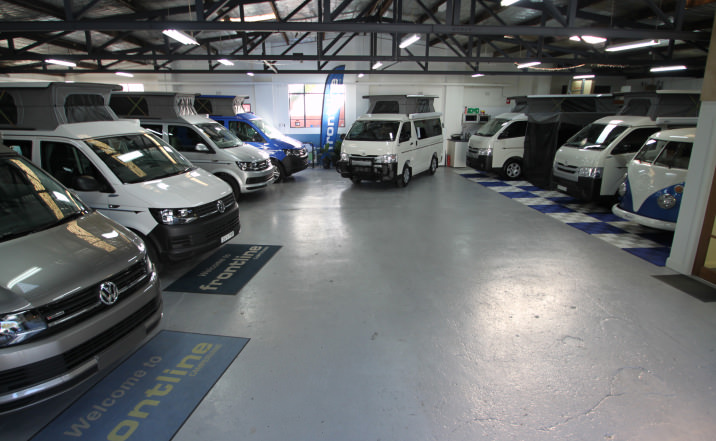 Frontline Campervan Conversion Specialist Showroom