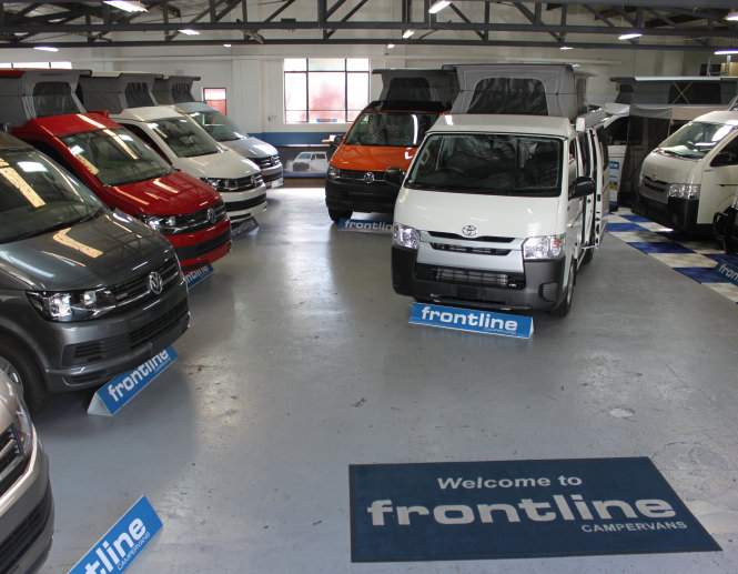 Frontline Campervan Conversion Specialist Showroom