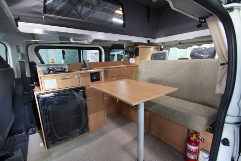 Toyota Hiace H30 6 Gen Campervan Interior - Frontline Campervan Conversion