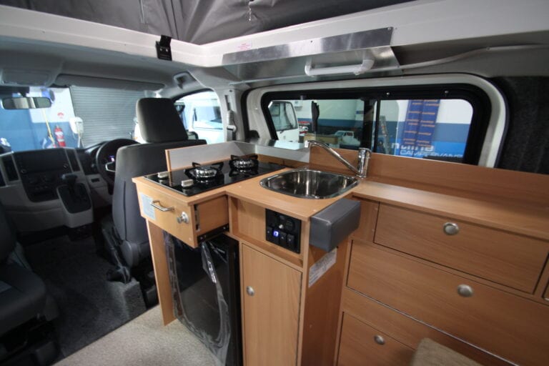 Toyota Hiace H30 6 Gen Campervan Interior - Frontline Campervan Conversion