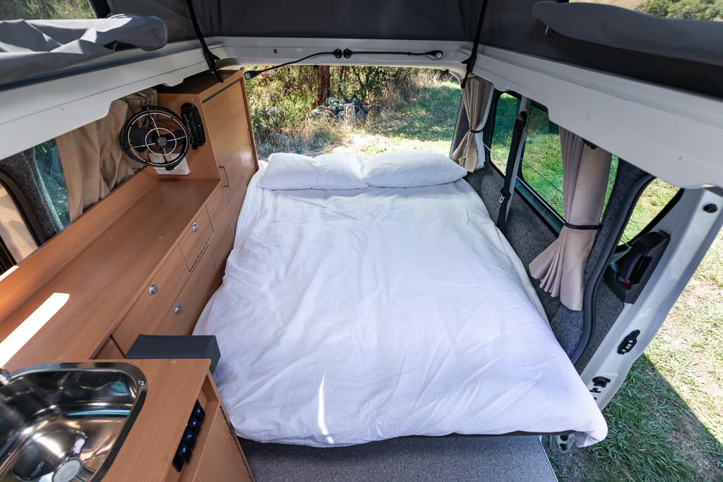 Toyota HiAce H30 6 Gen Campervan Interior - Frontline Campervan Conversion