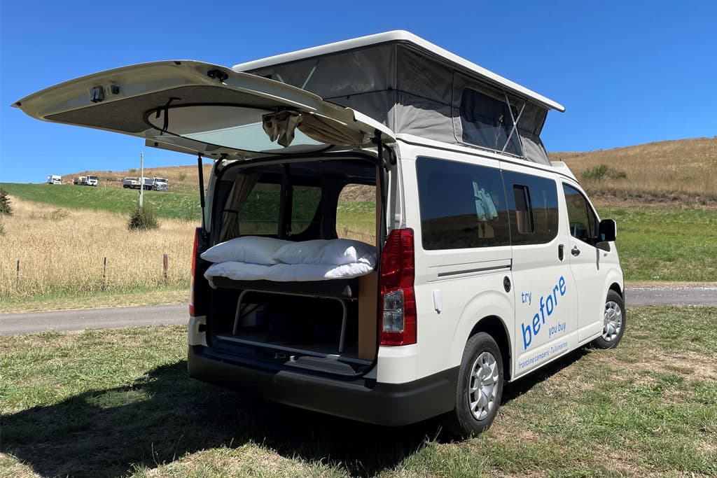 Toyota HiAce H30 6 Gen Campervan Interior - Frontline Campervan Conversion